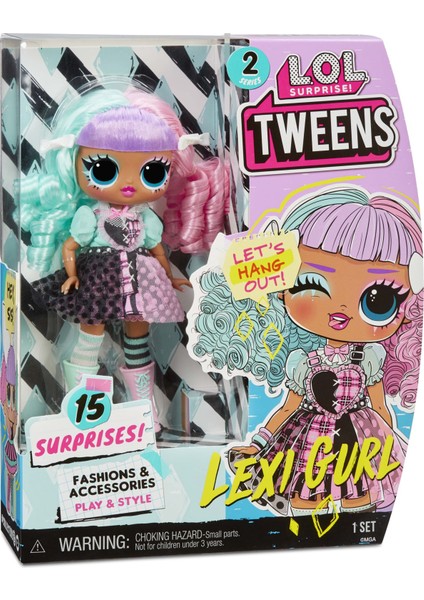 Lol Sürpriz Tweens Serisi 2 Moda Bebek Lexi Gurl Pembe Kıyafet ve Moda Oyuncak Kızlar Için Aksesuarlar Dahil 15 Sürpriz