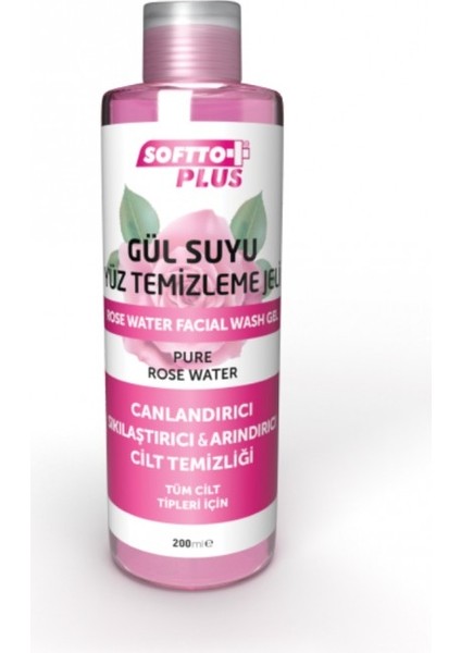 Gül Suyu Yüz Temizleme Jeli 200 ml