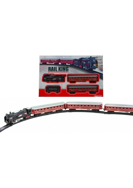 Oyuncak Tren Klasik Tren Işıklı 18 Parça