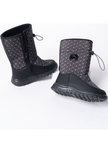 Lastikli Siyah Baskılı Paraşüt Kar Botu fiyatları