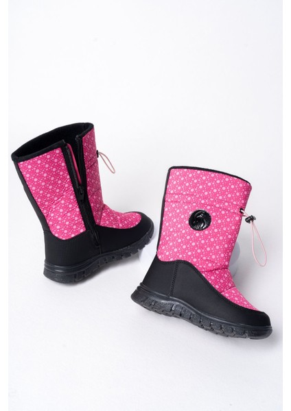 Lastikli Pembe Baskılı Paraşüt Kar Botu modelleri