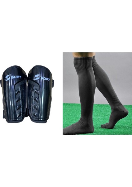 Çift Cırtlı 2 Adet Futbol Tekmeliği + 2 Adet Futbolcu Tozluk Futbol Maç Set Çorap ve Tekmelik modelleri
