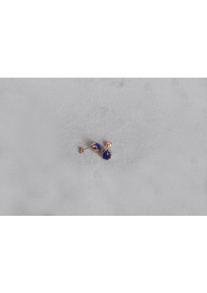 Lapis Lazuli Taşlı Gümüş Set