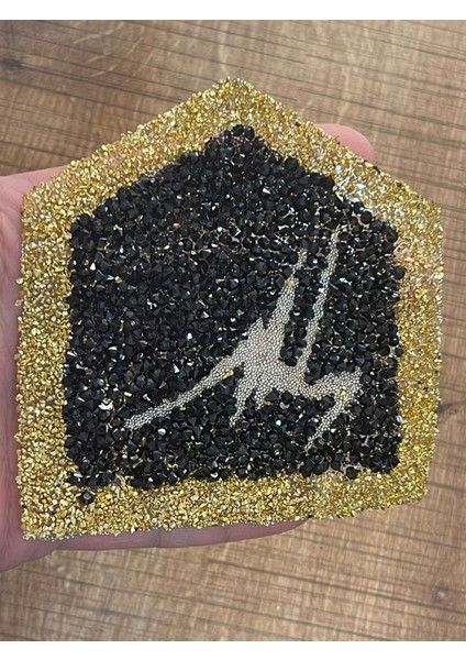 10X10 cm Ütü Ile Yapışan Pullu Yama Arma Apolet Aplike
