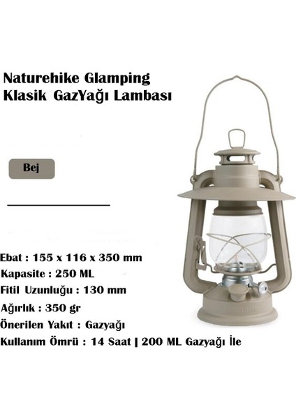 Glamping Klasik Gazyağı Lambası fiyatları