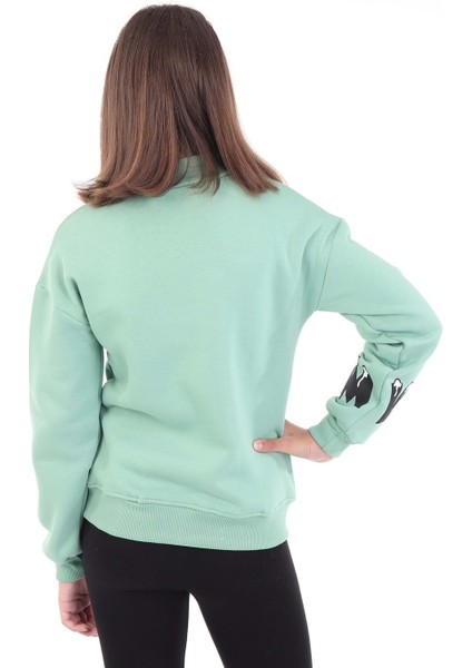 Toontoy Kız Çocuk Baskılı Nakışlı Sweatshirt modelleri