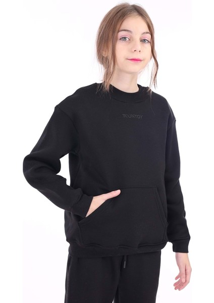 Toontoy Kids Toontoy Çocuk Nakışlı Sweatshirt