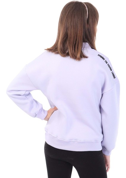 Toontoy Kız Çocuk Nakışlı Sweatshirt