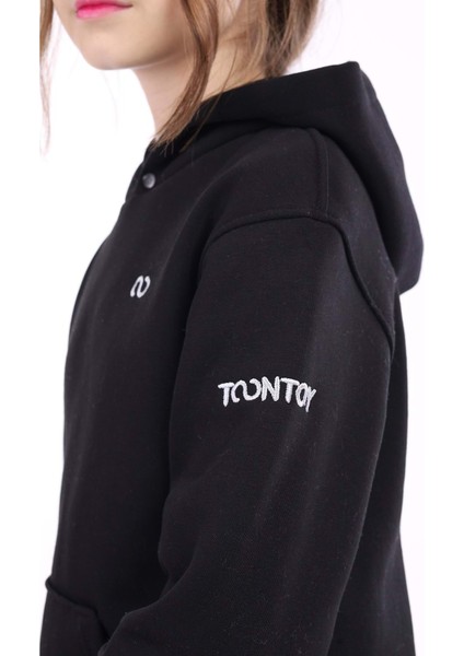 Toontoy Kids Toontoy Kız Çocuk Nakışlı Sweatshirt