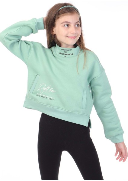 Toontoy Kız Çocuk Baskılı Sweatshirt