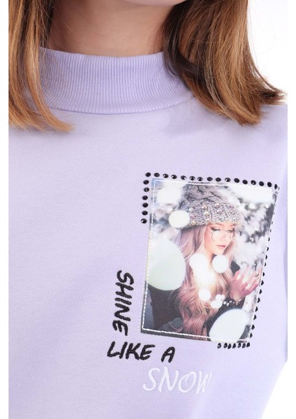 Toontoy Kız Çocuk Baskılı Nakışlı Sweatshirt fiyatları