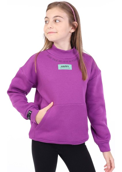 Toontoy Kız Çocuk Baskılı Sweatshirt