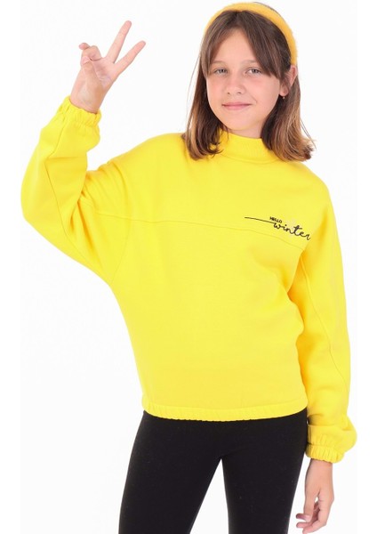 Toontoy Kız Çocuk Nakışlı Sweatshirt