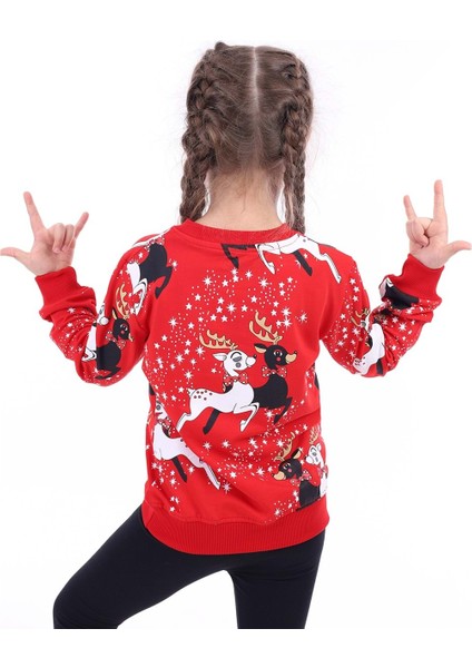 Toontoy Kız Çocuk Baskılı Sweatshirt fiyatları