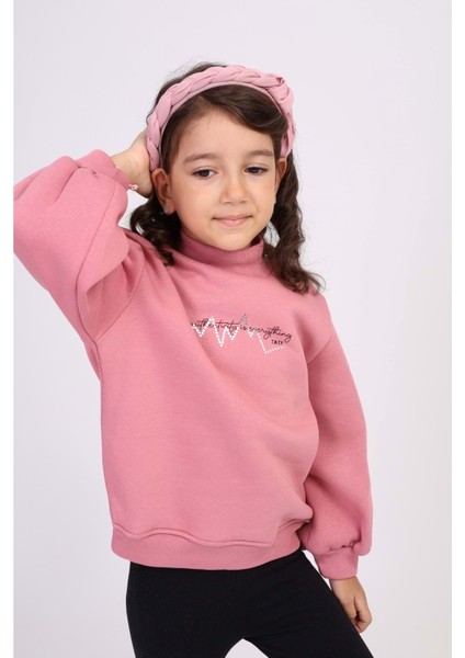 Toontoy Kids Toontoy Kız Çocuk Baskılı Sweatshirt