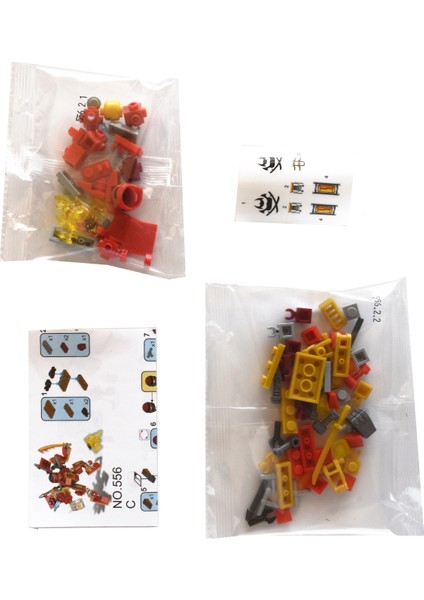 Ninja Blok Seti 86 Parça Parçalı Setler Robot Ninjago Karakter