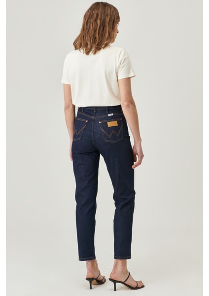Mom Fit Yüksek Bel Dar Paça Siyah Jean Kot Pantolon indirimleri