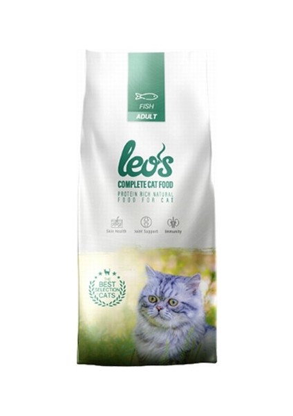 Leos Balıklı Yetişkin Kedi Maması 1 Kg