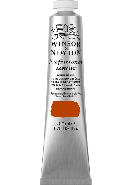 Professional Akrilik Boya 200ML Burnt Sienna 074 S.1