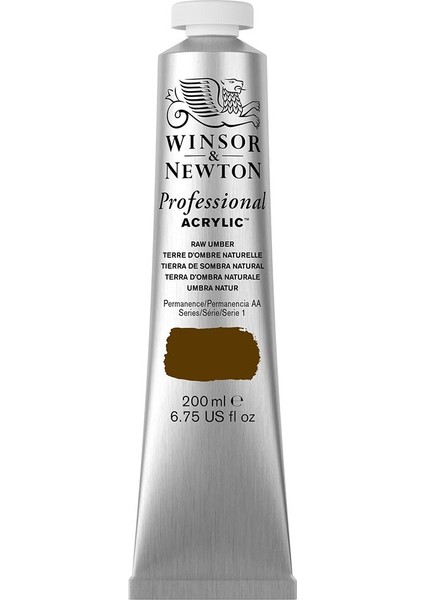 Professional Akrilik Boya 200ML Raw Umber 554 S.1