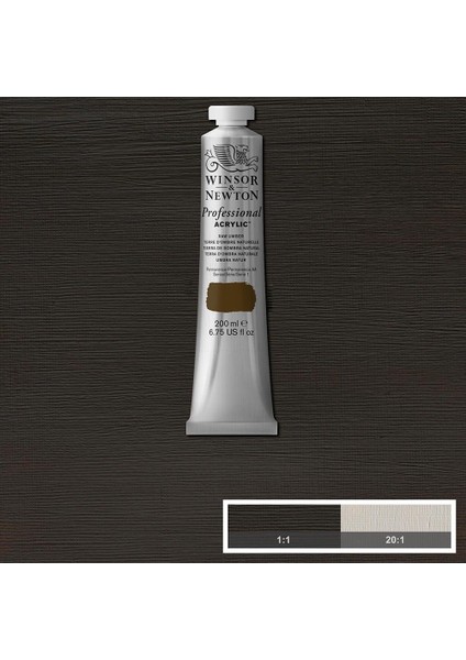Professional Akrilik Boya 200ML Raw Umber 554 S.1