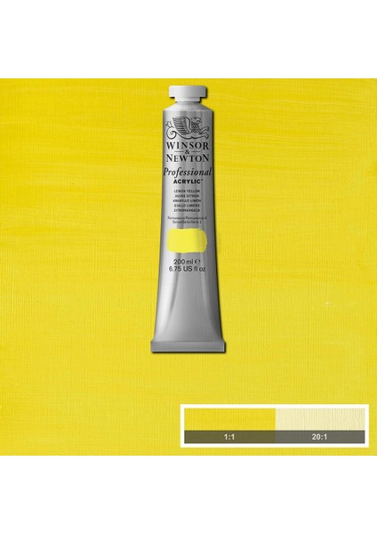 Professional Akrilik Boya 200ML Lemon Yellow Hue 346 S.2 modelleri