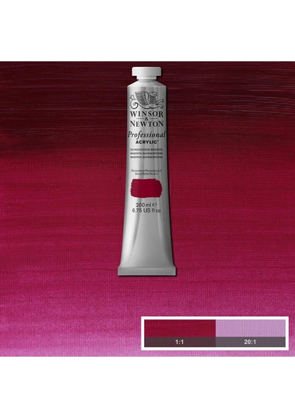 Professional Akrilik Boya 200ML Quinacridone Magenta 545 S.3