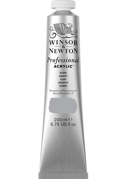 Professional Akrilik Boya 200ML Silver No.1 617 S.3