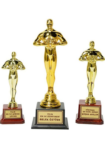 Euwue - Oscar Metal Üstü Dijital Baskılı Plaketler