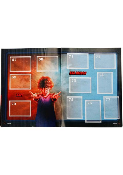 Stranger Things Çıkartma Albümü modelleri