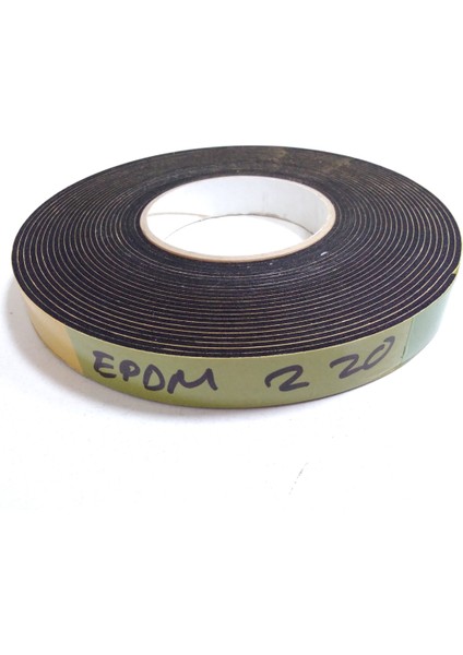 Kapı Pencere Bandı Yapışkan Sünger 2 Mm Kalınlık 20 Mm Genişlik 10 Metre Uzunluk / Eva 2*20