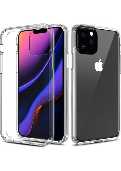 Apple iPhone 11 Pro Max Kılıf Lüx Şeffaf Silikon