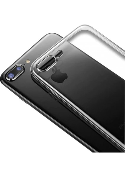 Apple iPhone 8 Plus Kılıf Lüx Şeffaf Silikon