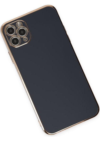 Apple iPhone 11 Pro Max Kılıf Volet Silikon - Siyah