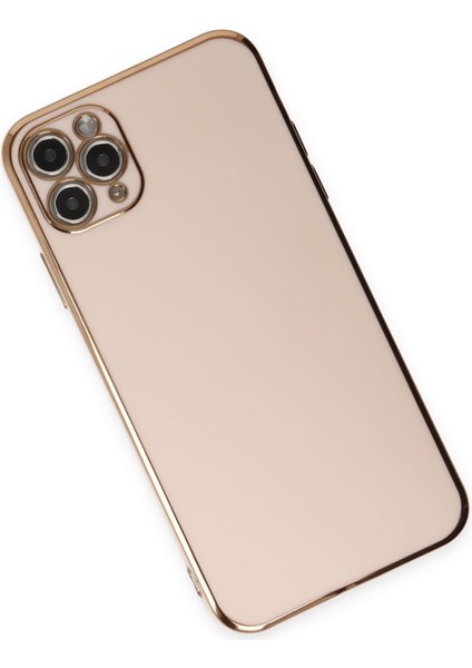 Apple iPhone 11 Pro Max Kılıf Volet Silikon - Pembe