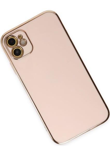 Apple iPhone 12 Kılıf Volet Silikon - Pembe