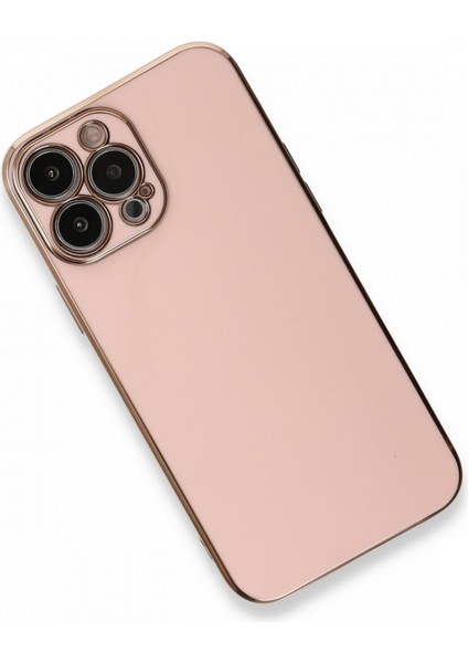 Apple iPhone 13 Pro Kılıf Volet Silikon - Pembe