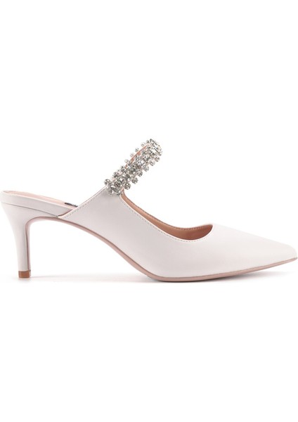 Bıle 2pr Beyaz Kadın Terlik