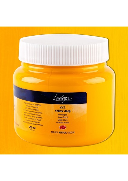 St.petersburg Ladoga Akrilik Boya 500ML Yellow Deep 221