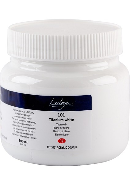 St.petersburg Ladoga Akrilik Boya 500ML Titanium White 101