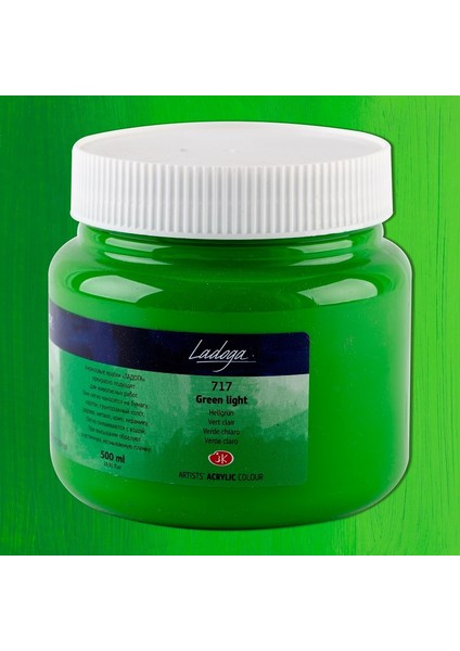 St.petersburg Ladoga Akrilik Boya 500ML Green Light 717