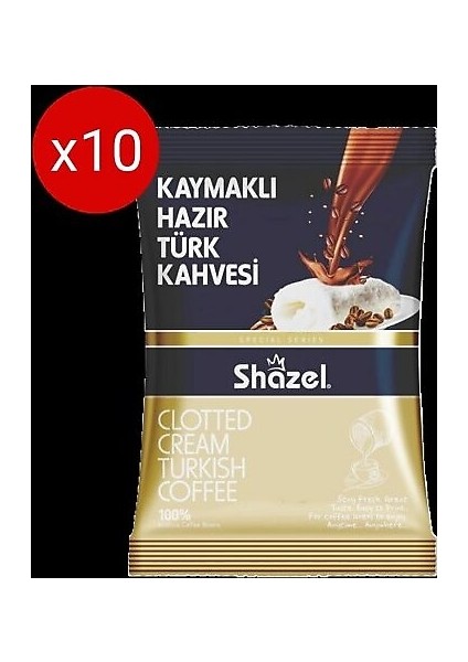 Kaymaklı Hazır Türk Kahvesi 100 gr x 10 Adet