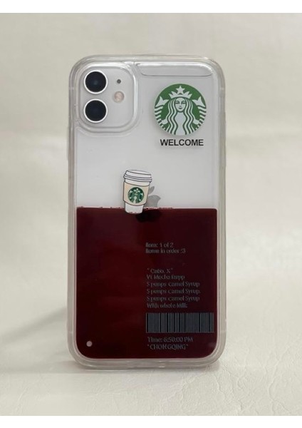 RCS Store Apple iPhone 11 Pro Starbucks Temalı Sulu Silikon Kılıf