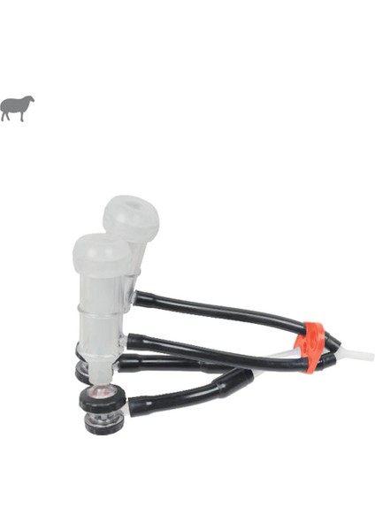 Süt Sağma Makinesi Koyun Sağım Takımı Kauçuk Bağlantı Hortumlu (Silikon - Otomatlı)