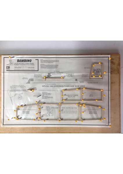 Pm Model Crewturk Bambıno Lazer Cut Plastik Maket