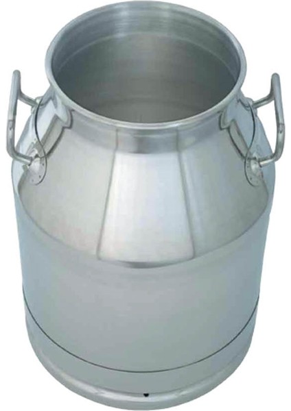 Süt Sağma Makinesi Paslanmaz Süt Güğümü (20 Litre İki Kulplu Geniş Ağız) (Kapak Hariç)