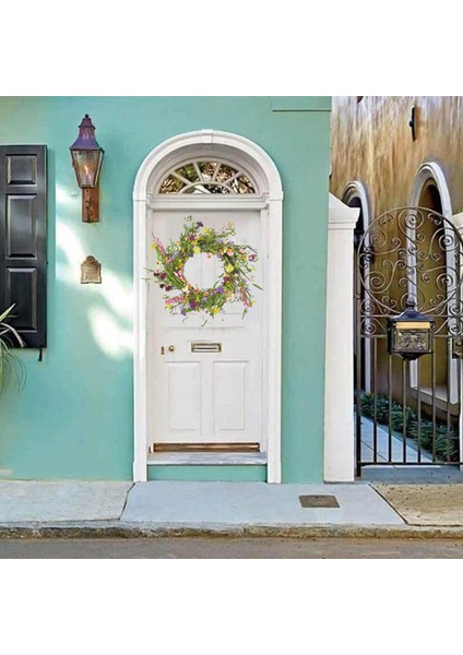 19.7 ”büyük Çelenk Tiny Daisy Lavanta Çiçekleri (Yurt Dışından) modelleri