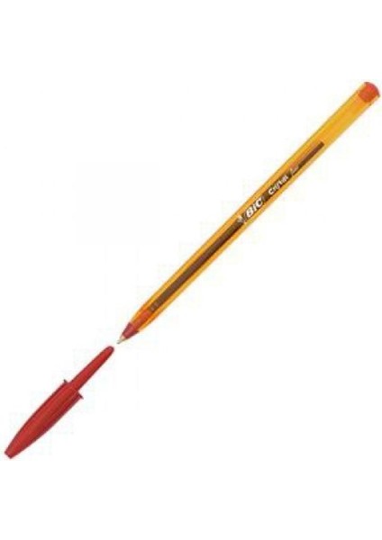 Bic Cristal Kırmızı Tükenmez Kalem 5 Adet