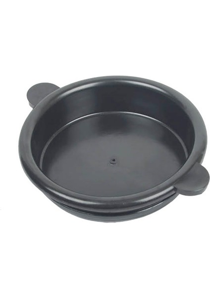 Süt Sağma Makinesi Siyah Taşıma Güğüm Kapağı (Geniş Ağız Ø217 mm)