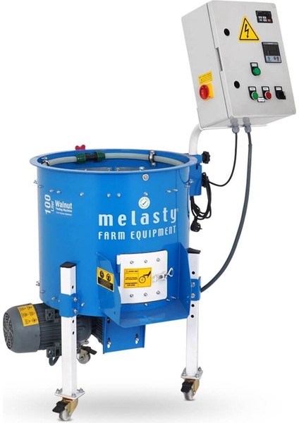 100 Litre Devir Ayarlı ve Zaman Ayarlı Ceviz Soyma Makinesi